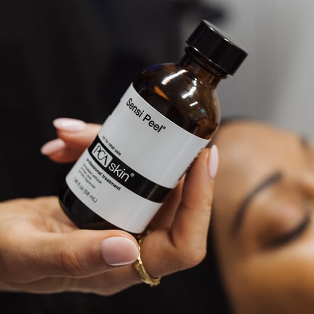 Skin renewal – client with glowing, healthy skin after advanced rejuvenation treatment